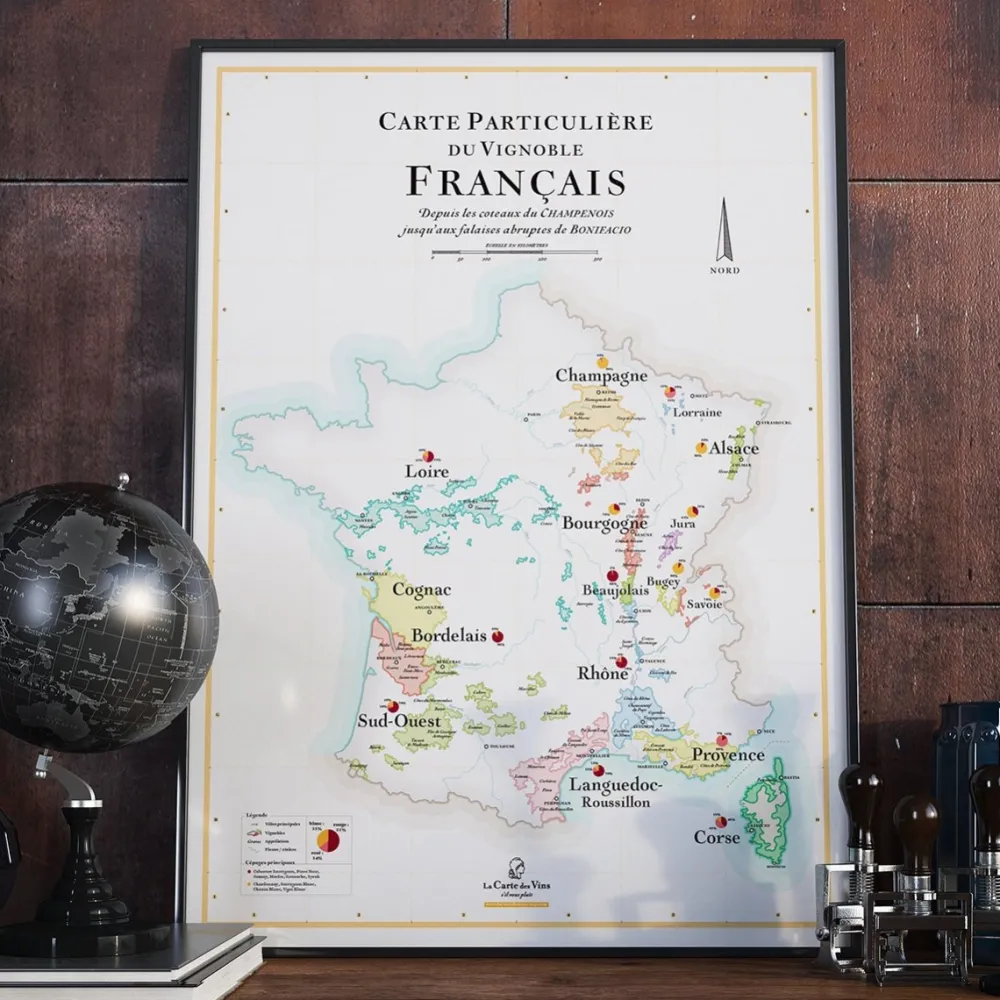 Les Raffineurs Affiches Carte des Vins