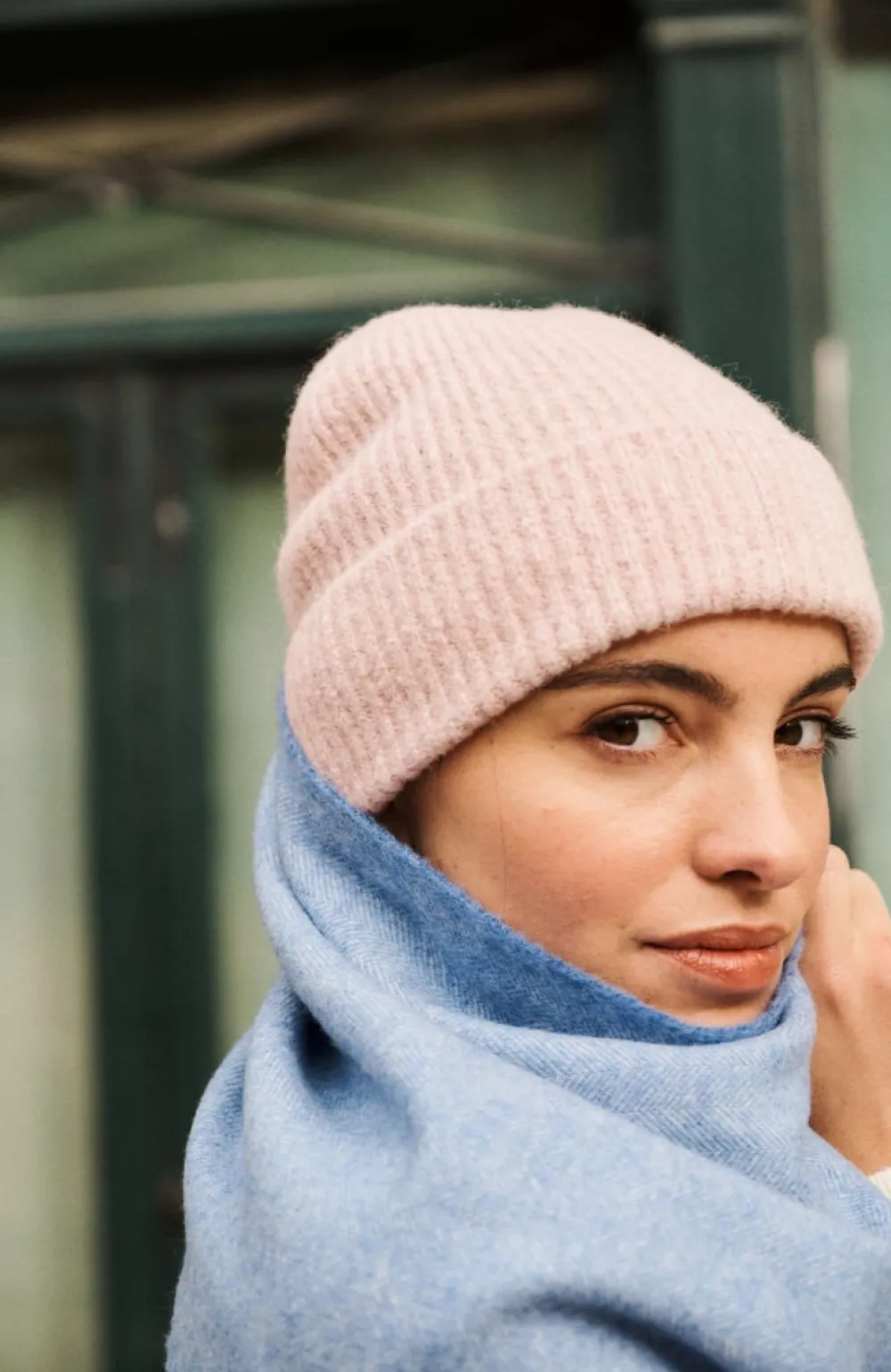 Femme Les Raffineurs Bonnet pastel