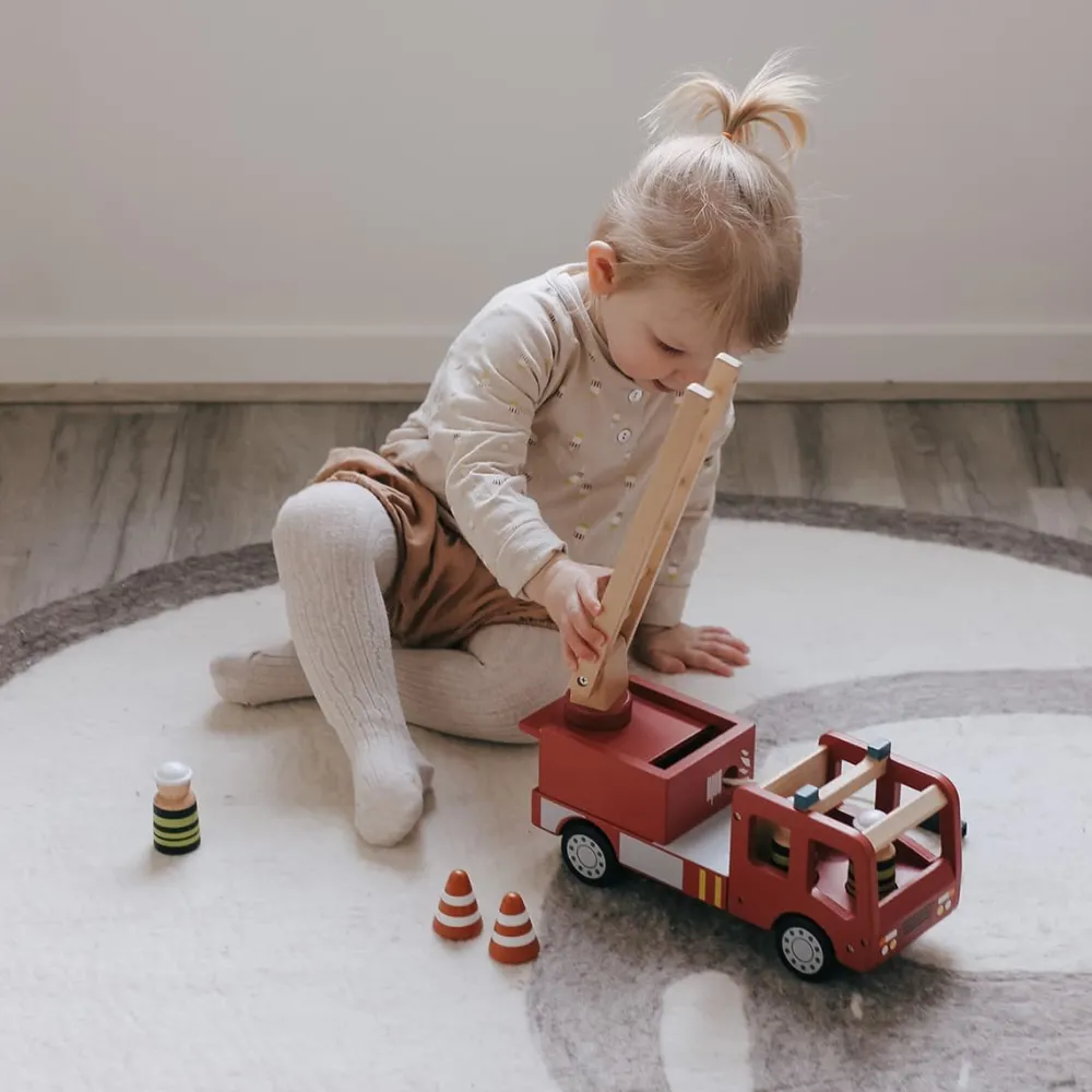 Enfant Les Raffineurs Camion de pompiers en bois