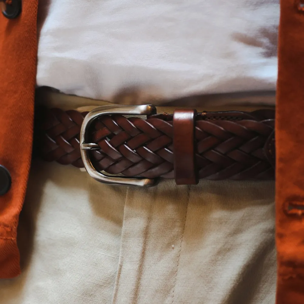 Homme Les Raffineurs Ceinture tressée en cuir