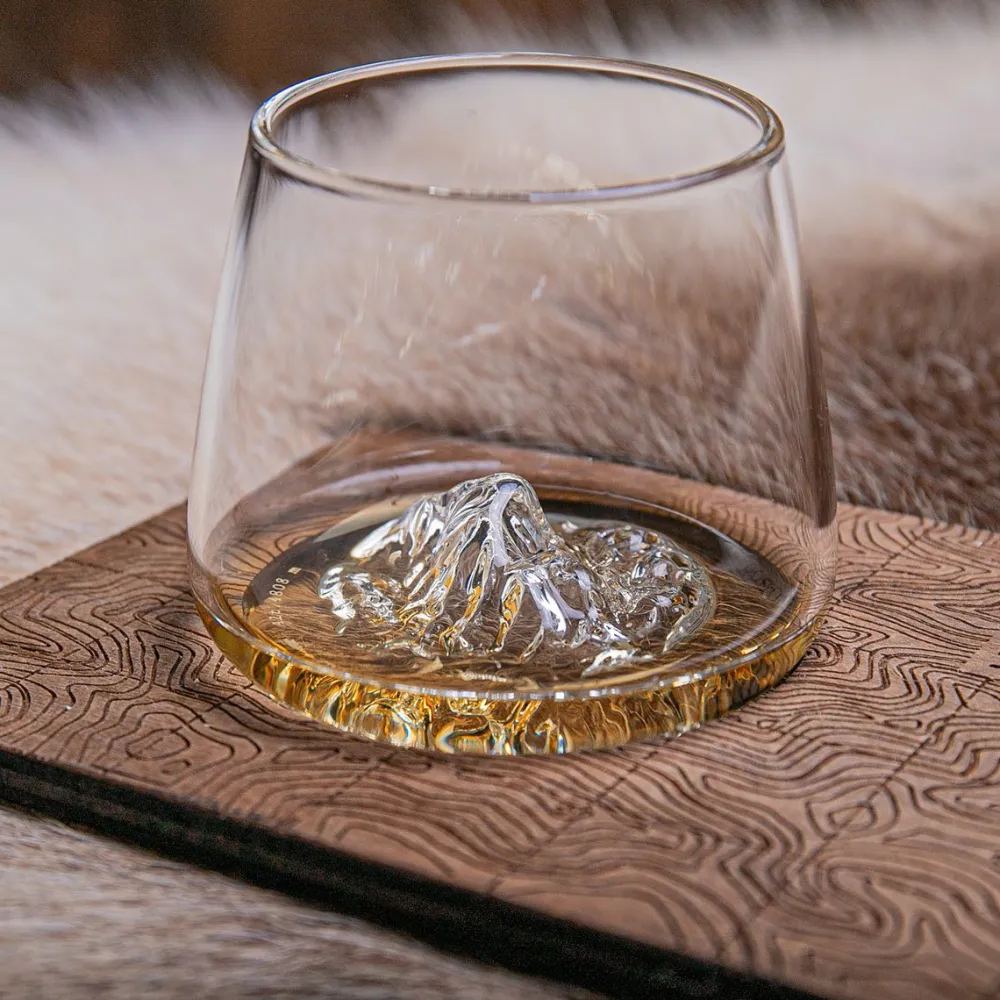 Les Raffineurs Coffret de 2 verres Topographic