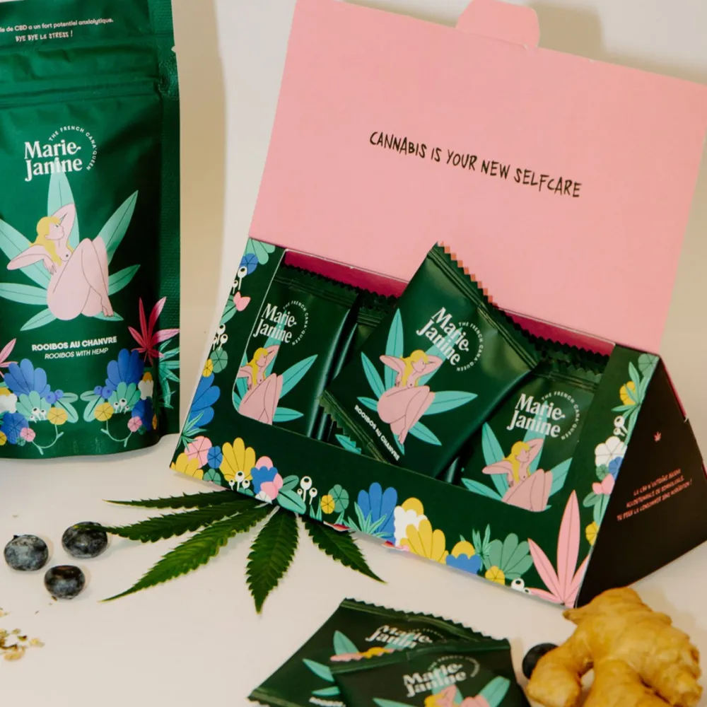 Les Raffineurs Coffret de sachets de thés et infusion au CBD