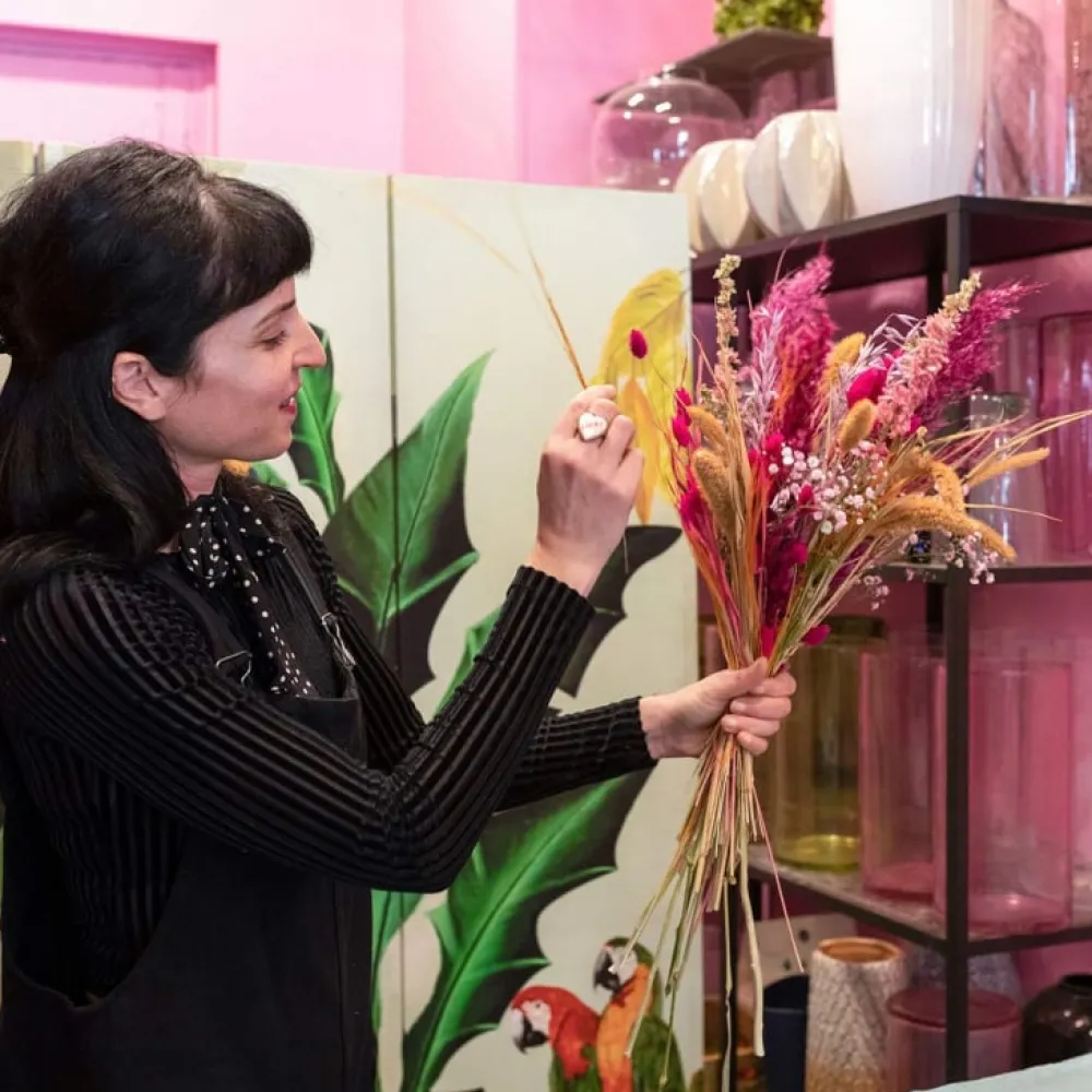 Les Raffineurs Créez un bouquet de fleurs séchées