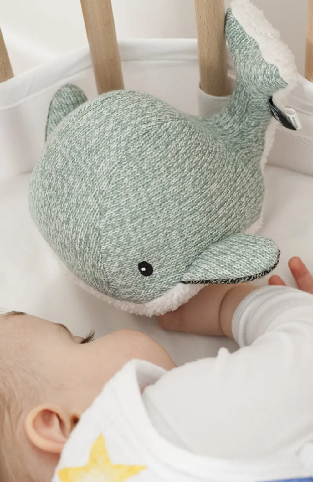 Enfant Les Raffineurs Peluche bruit blanc - Baleine