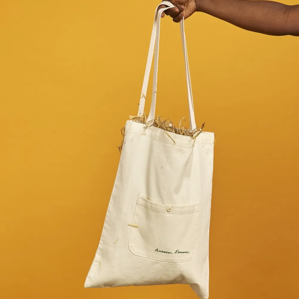 Femme Les Raffineurs Tote bag coloré en coton organique