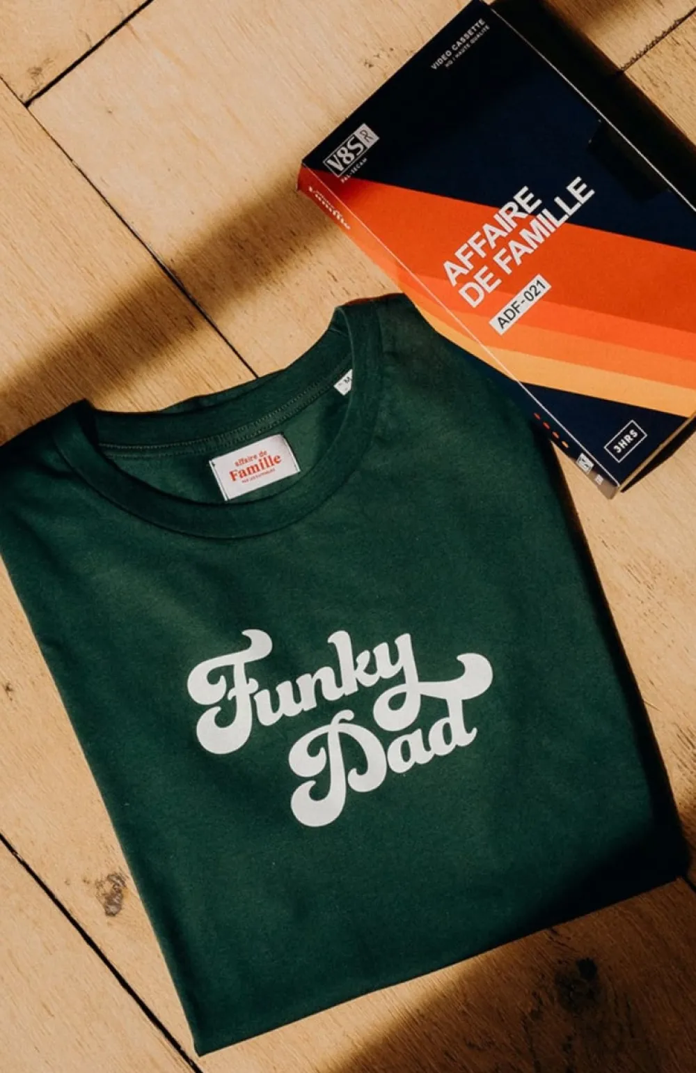 Homme Les Raffineurs T-shirt Funky Dad - Vert