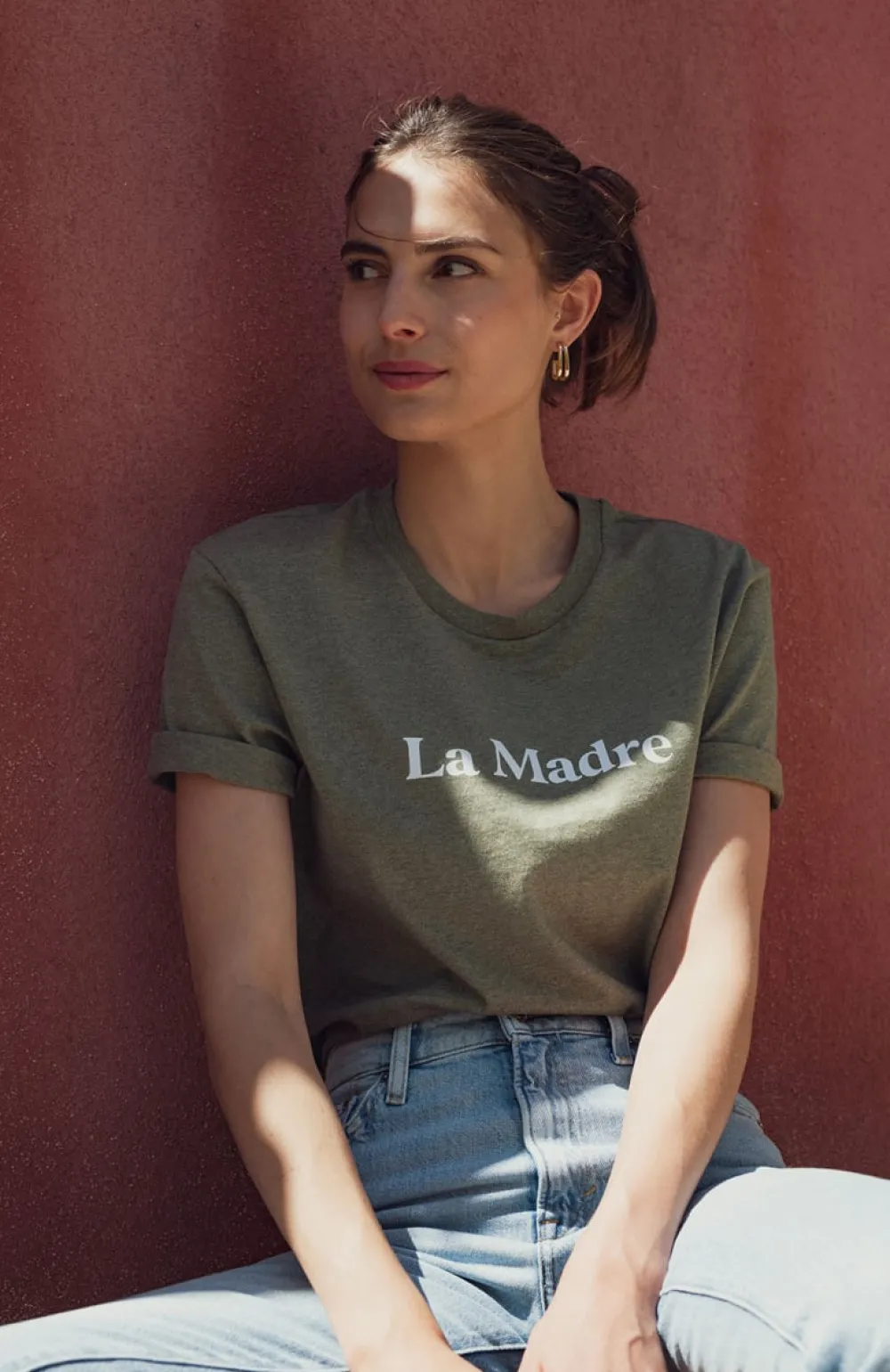 Femme Les Raffineurs T-shirt La Madre - Kaki