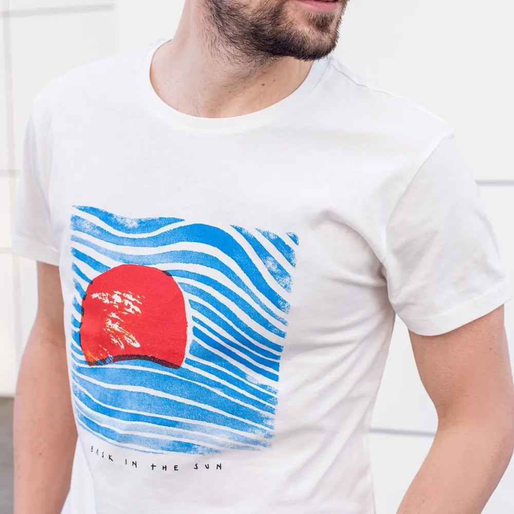 Homme Les Raffineurs T-shirt Sunset