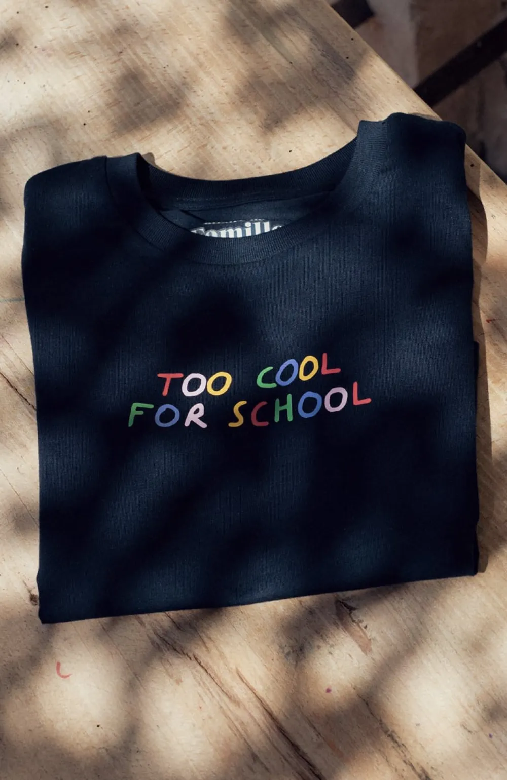 Enfant Les Raffineurs T-shirt Too Cool For School - Navy